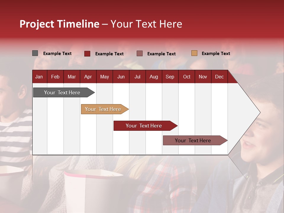Teenager Friend Laughter PowerPoint Template