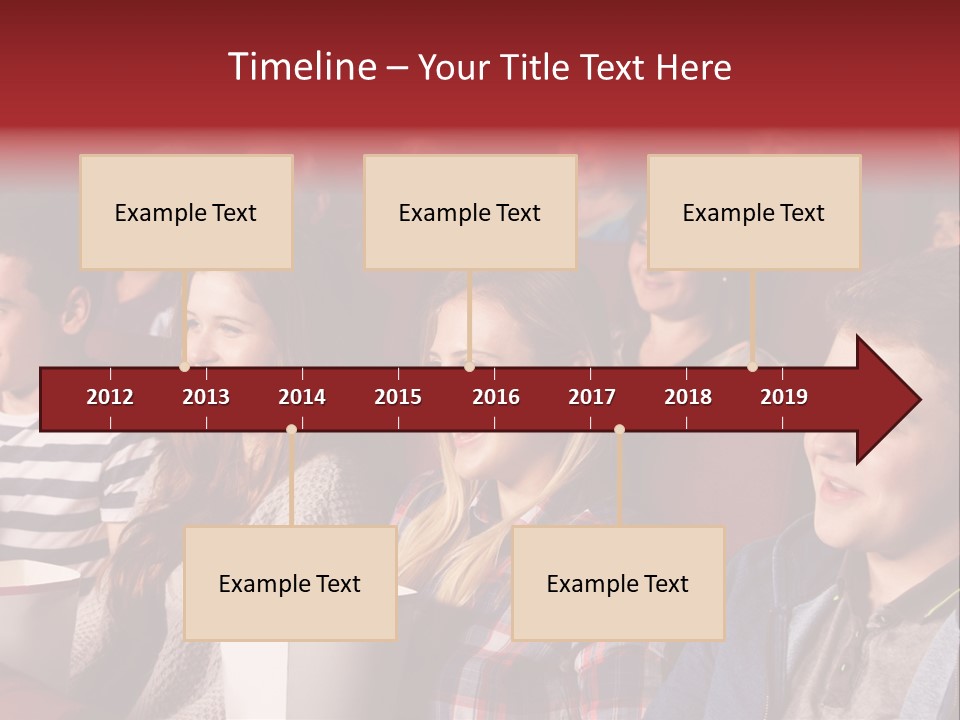 Teenager Friend Laughter PowerPoint Template