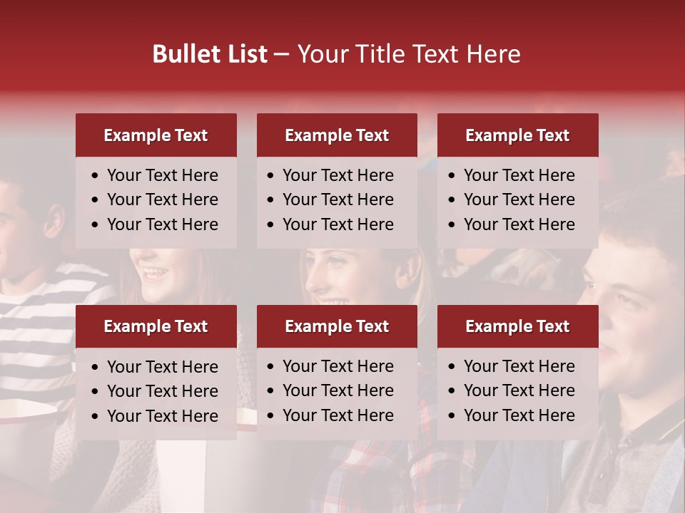 Teenager Friend Laughter PowerPoint Template