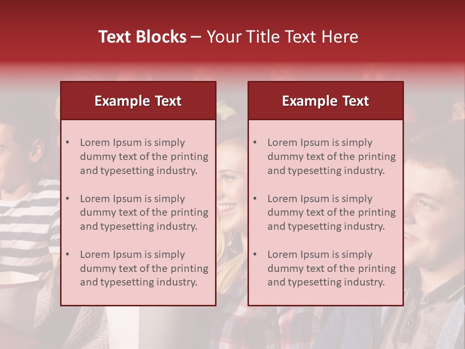 Teenager Friend Laughter PowerPoint Template