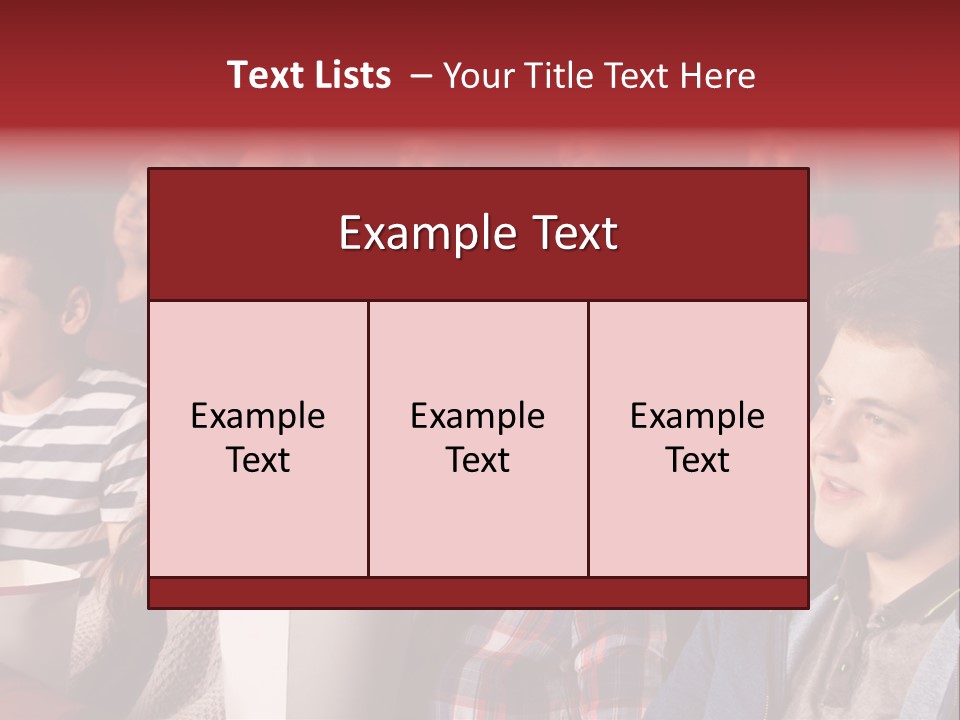 Teenager Friend Laughter PowerPoint Template