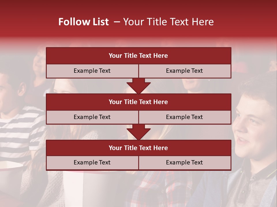 Teenager Friend Laughter PowerPoint Template