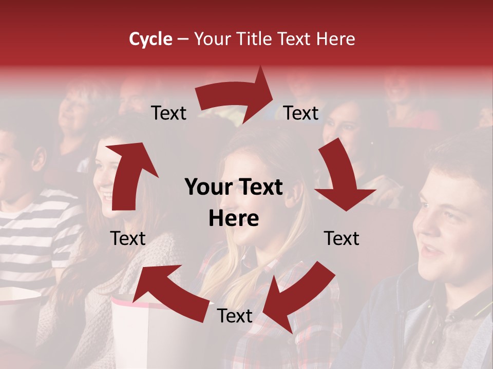 Teenager Friend Laughter PowerPoint Template