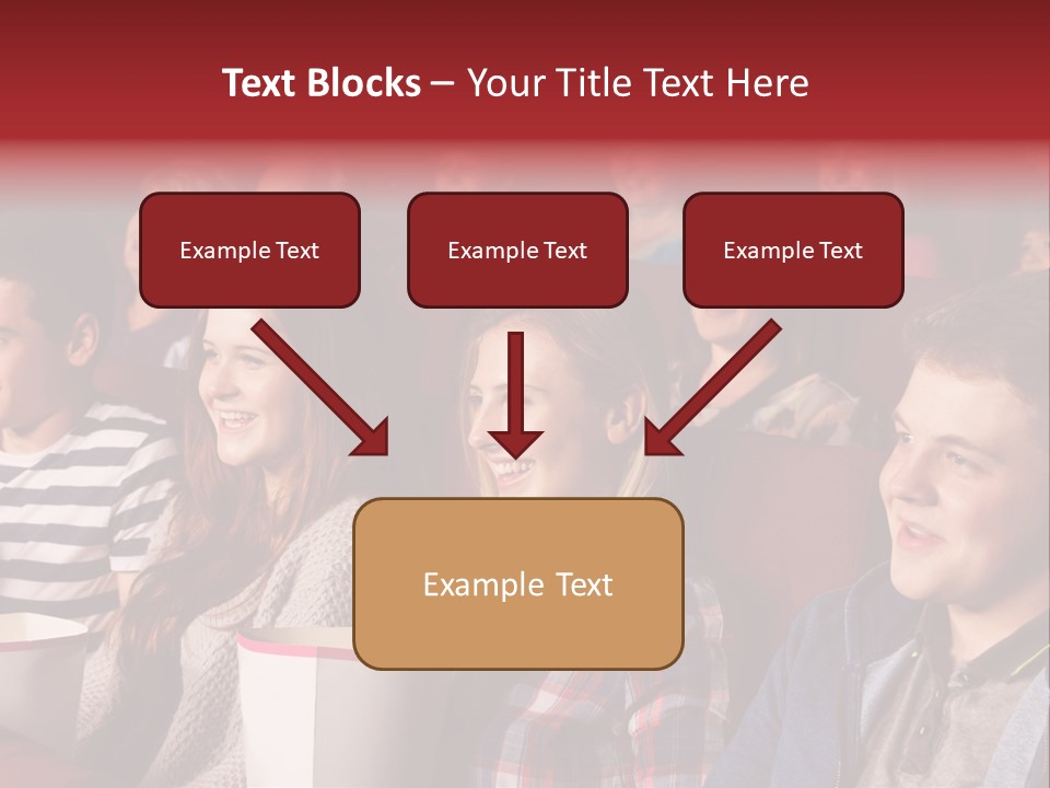 Teenager Friend Laughter PowerPoint Template