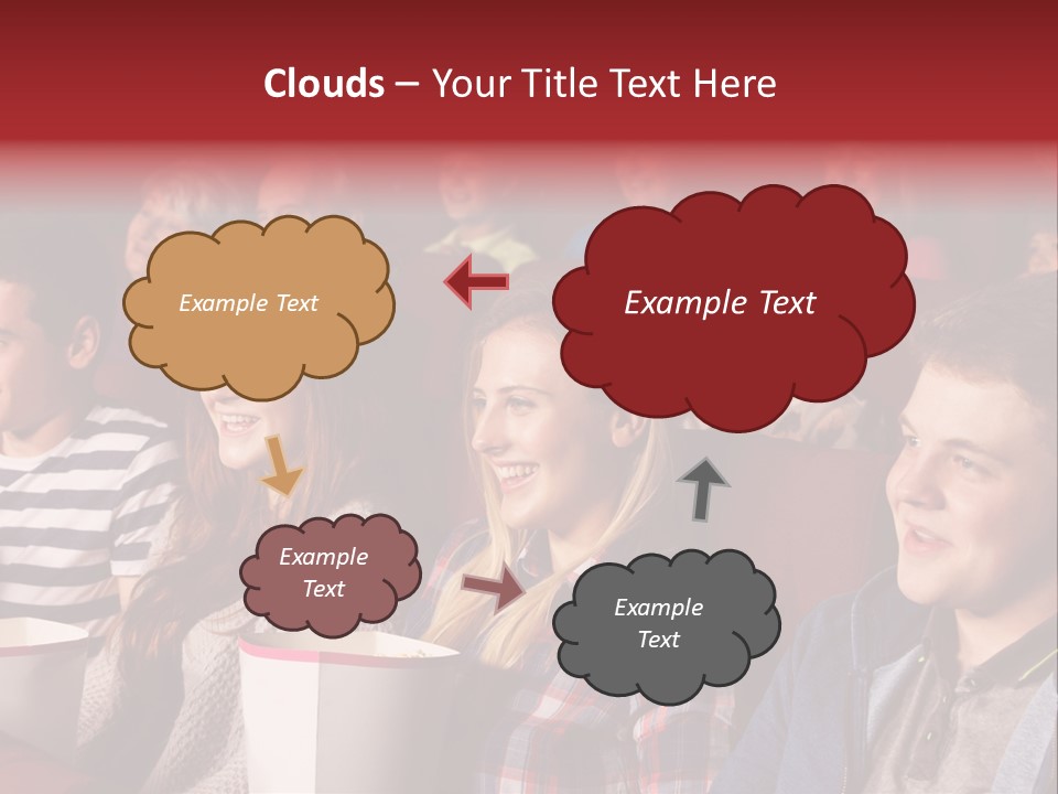 Teenager Friend Laughter PowerPoint Template