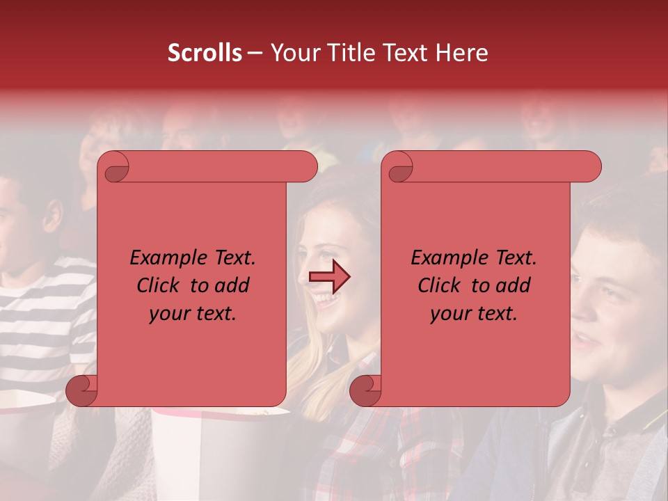 Teenager Friend Laughter PowerPoint Template
