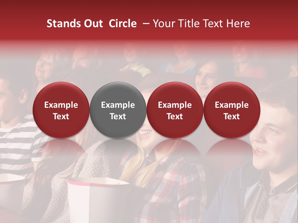 Teenager Friend Laughter PowerPoint Template