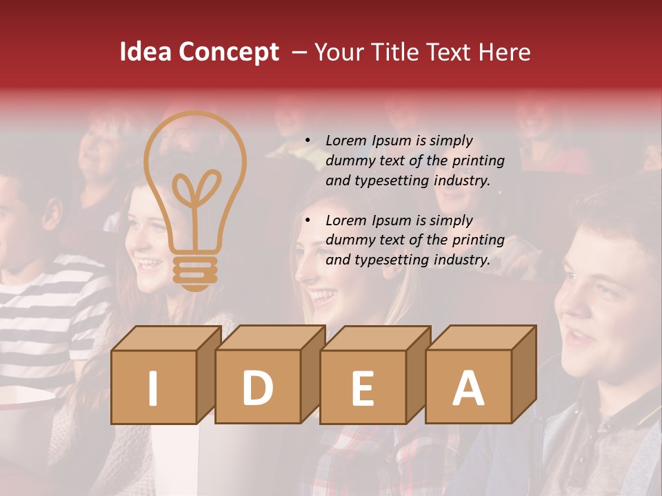 Teenager Friend Laughter PowerPoint Template