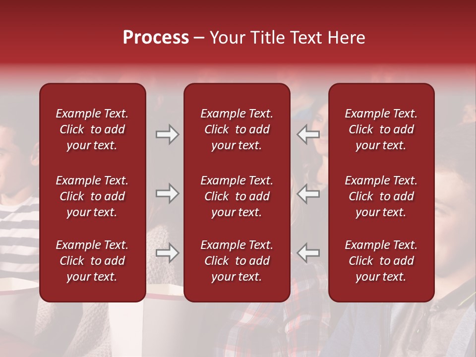 Teenager Friend Laughter PowerPoint Template