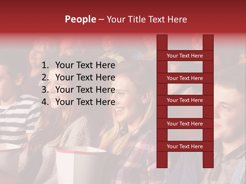 Teenager Friend Laughter PowerPoint Template