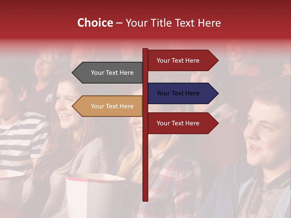 Teenager Friend Laughter PowerPoint Template