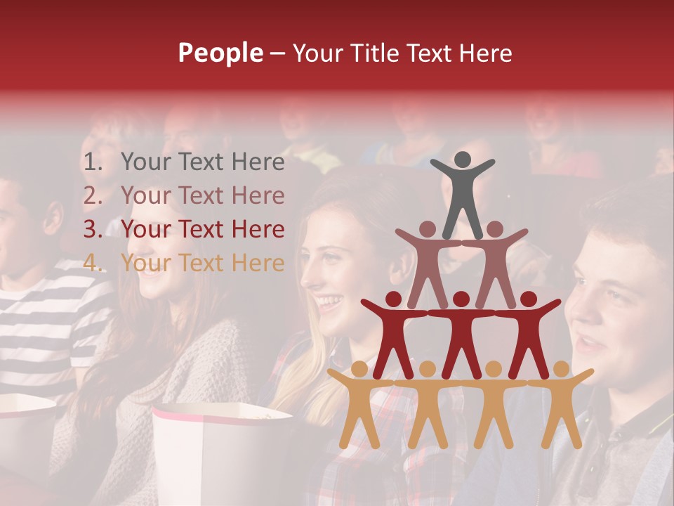 Teenager Friend Laughter PowerPoint Template