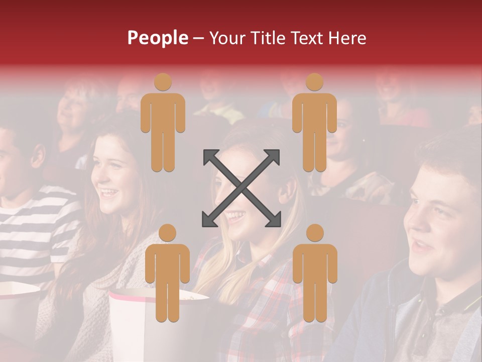 Teenager Friend Laughter PowerPoint Template