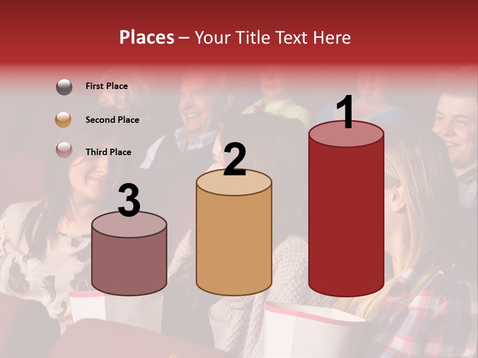 Indoor Couple Watching PowerPoint Template