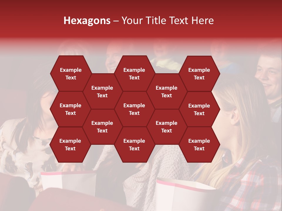 Indoor Couple Watching PowerPoint Template