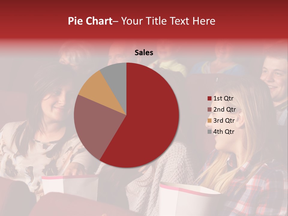 Indoor Couple Watching PowerPoint Template
