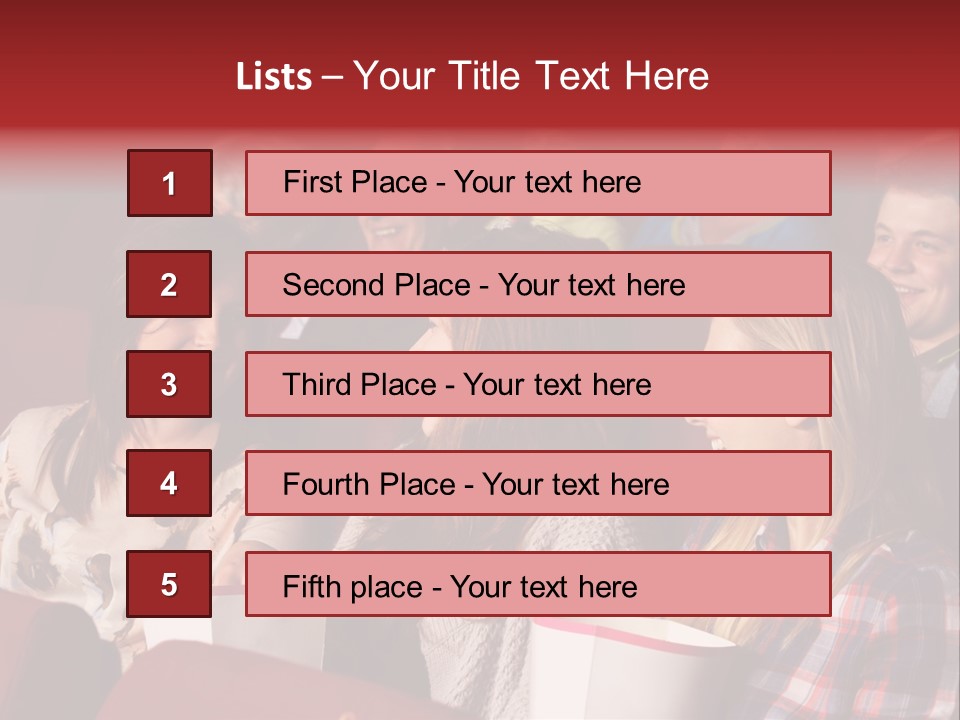 Indoor Couple Watching PowerPoint Template