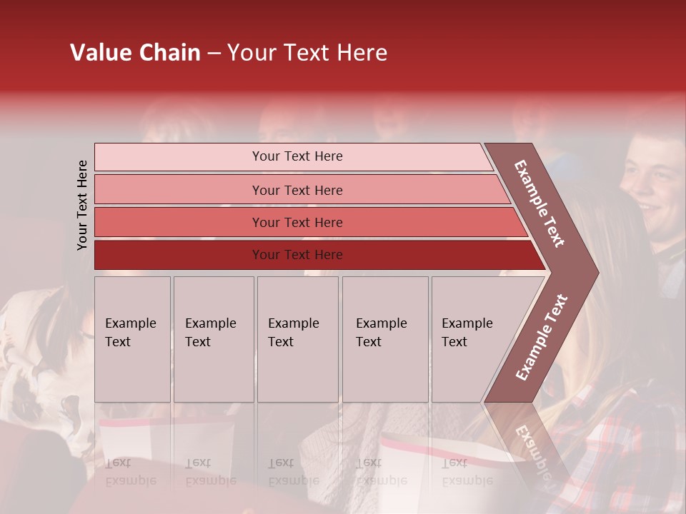 Indoor Couple Watching PowerPoint Template