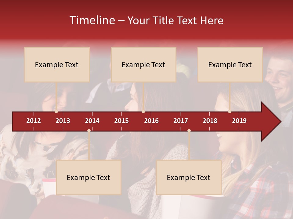 Indoor Couple Watching PowerPoint Template