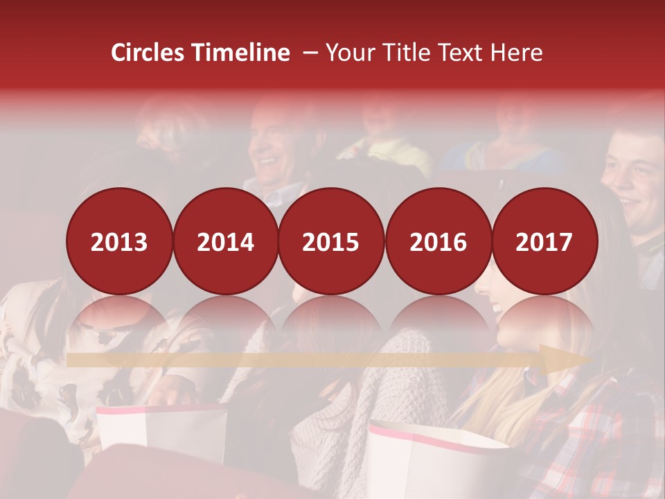 Indoor Couple Watching PowerPoint Template