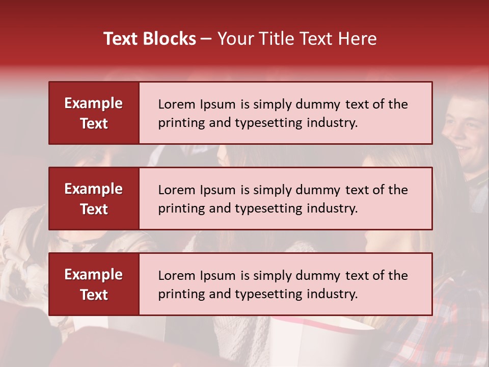 Indoor Couple Watching PowerPoint Template