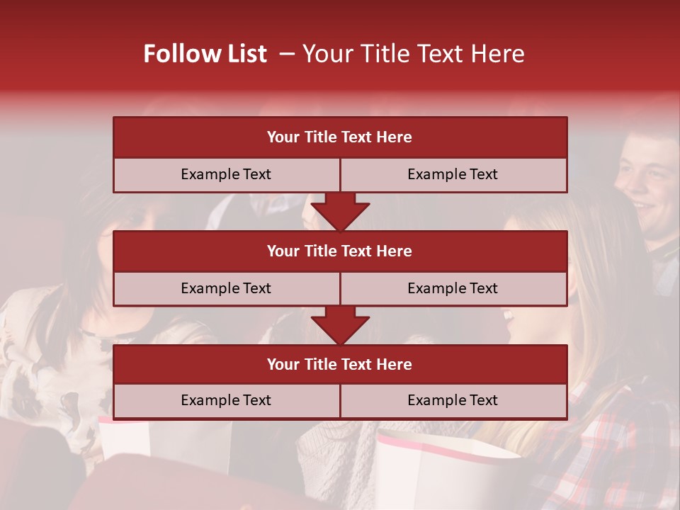 Indoor Couple Watching PowerPoint Template