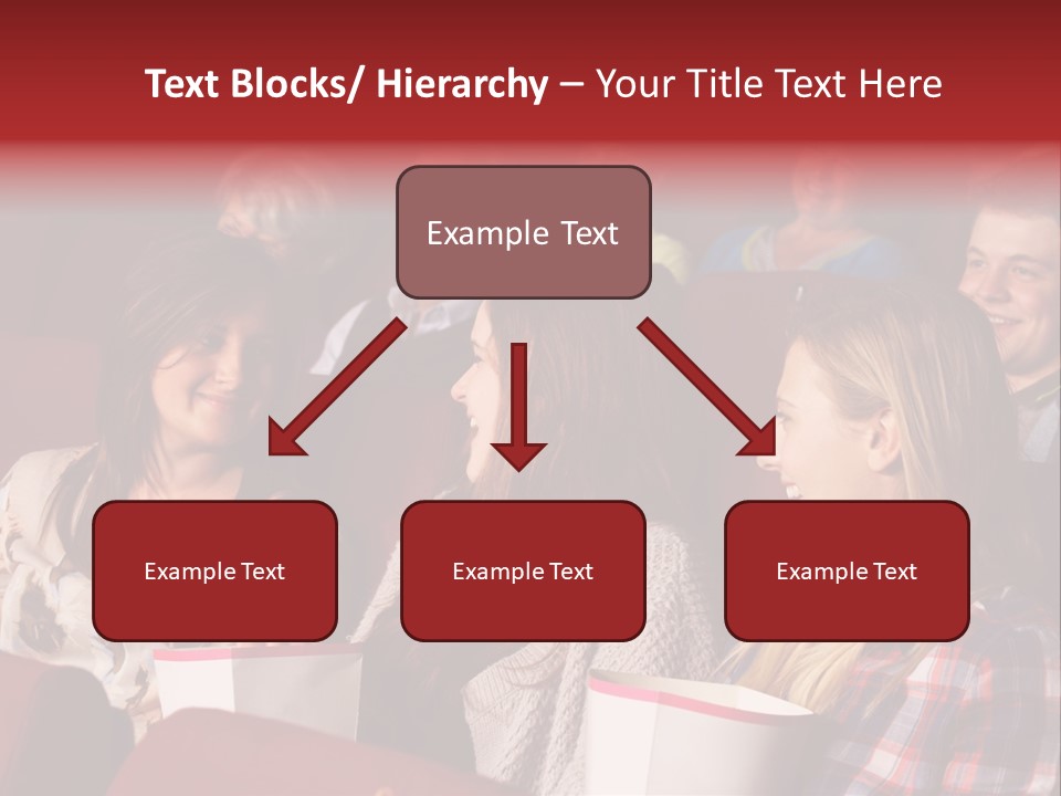 Indoor Couple Watching PowerPoint Template