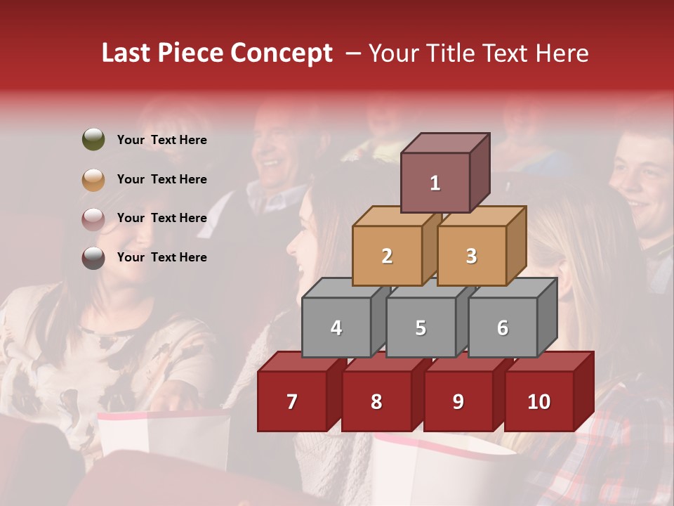 Indoor Couple Watching PowerPoint Template