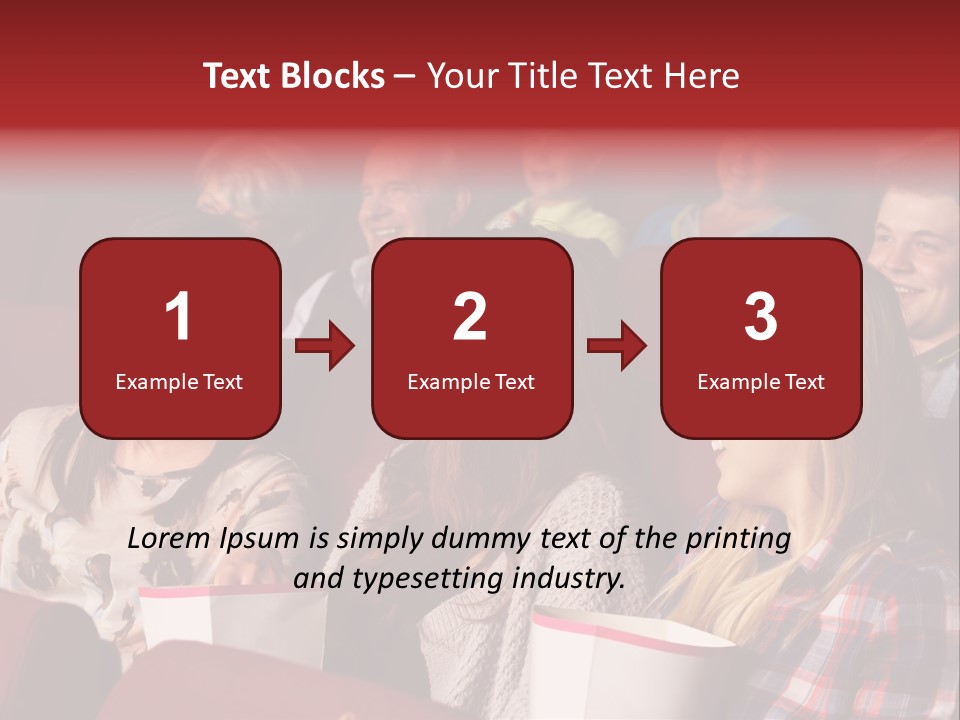 Indoor Couple Watching PowerPoint Template