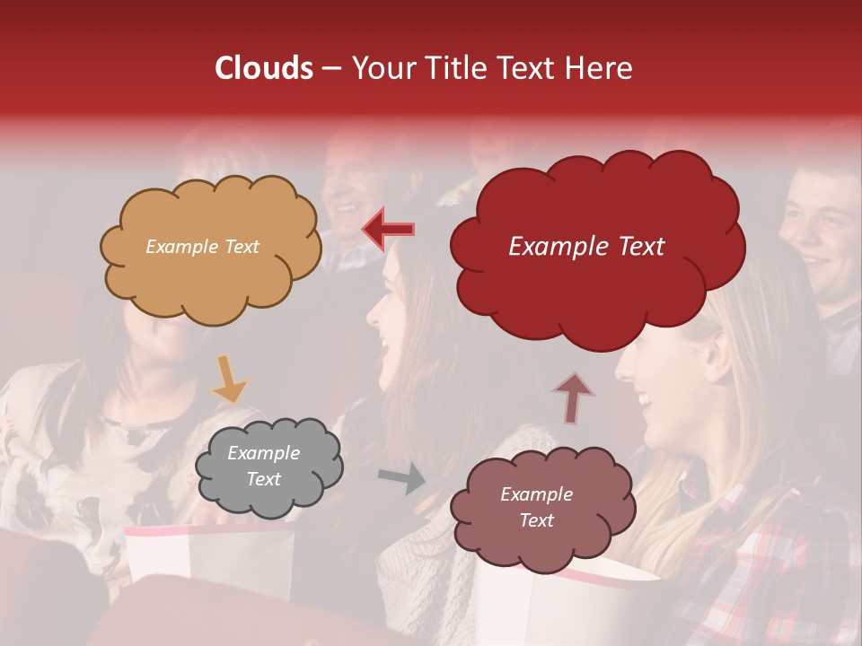 Indoor Couple Watching PowerPoint Template