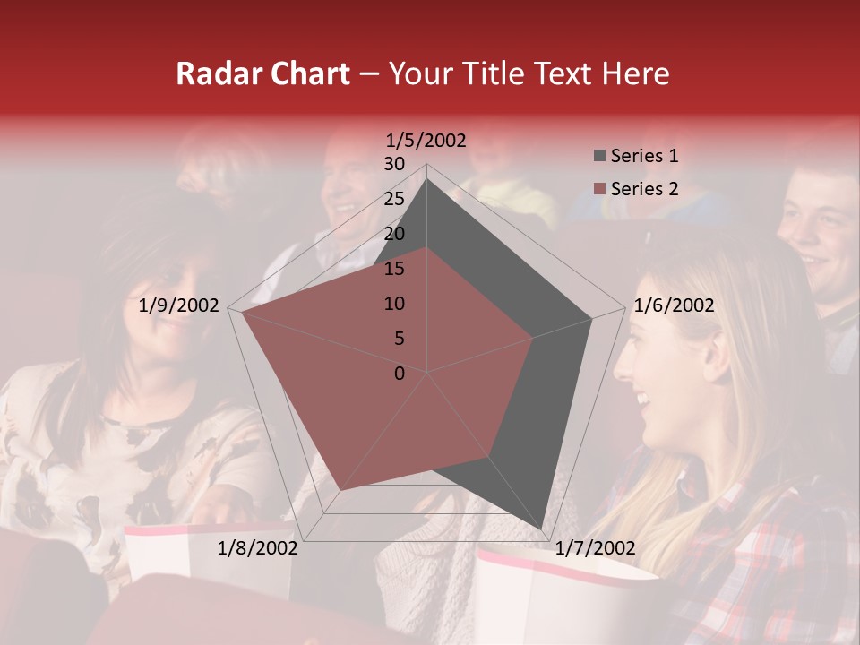 Indoor Couple Watching PowerPoint Template