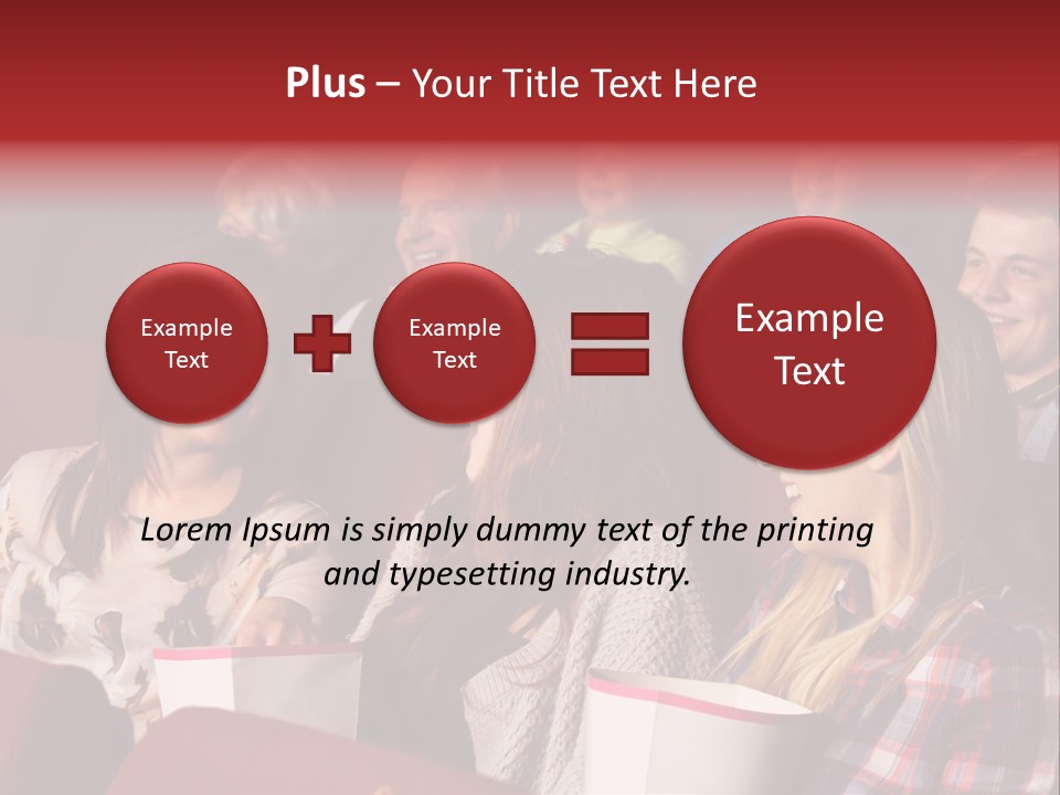 Indoor Couple Watching PowerPoint Template