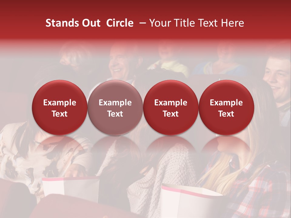 Indoor Couple Watching PowerPoint Template