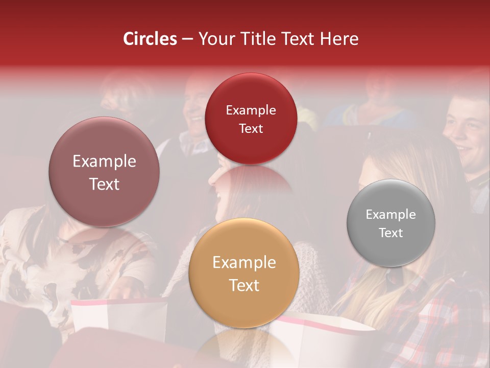 Indoor Couple Watching PowerPoint Template