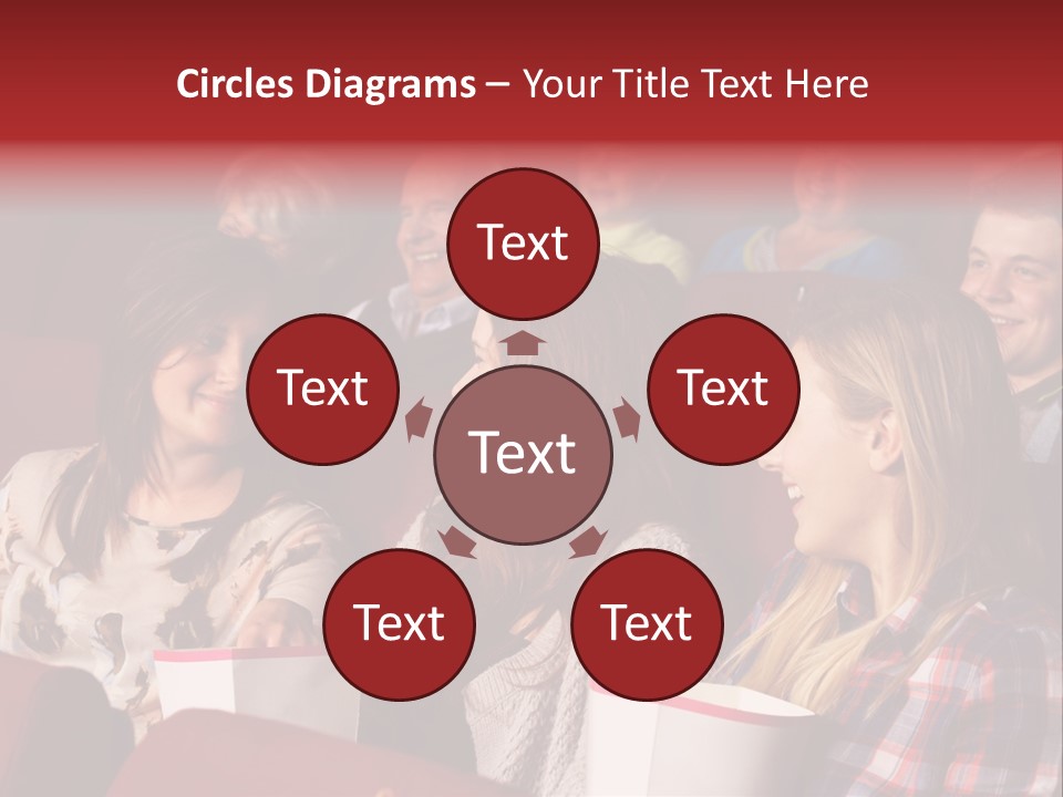 Indoor Couple Watching PowerPoint Template