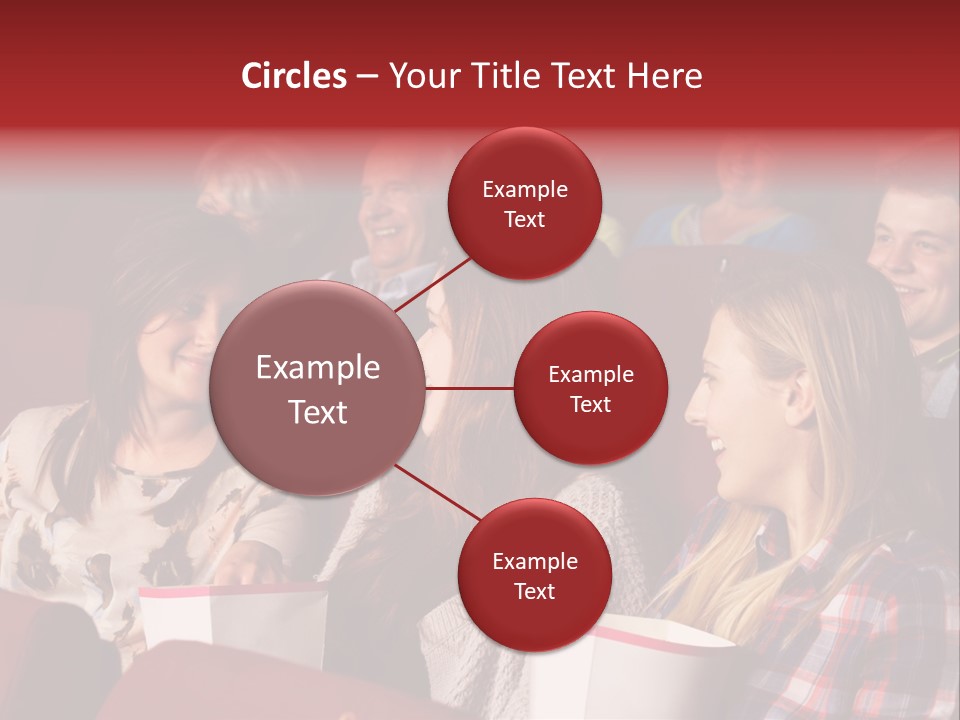 Indoor Couple Watching PowerPoint Template