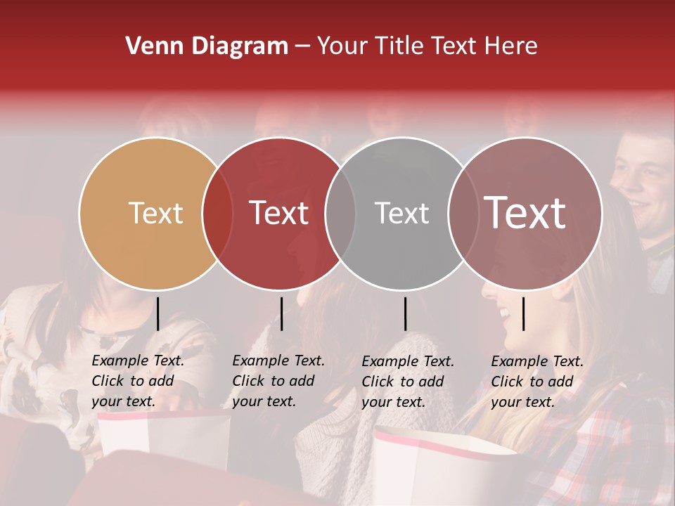 Indoor Couple Watching PowerPoint Template