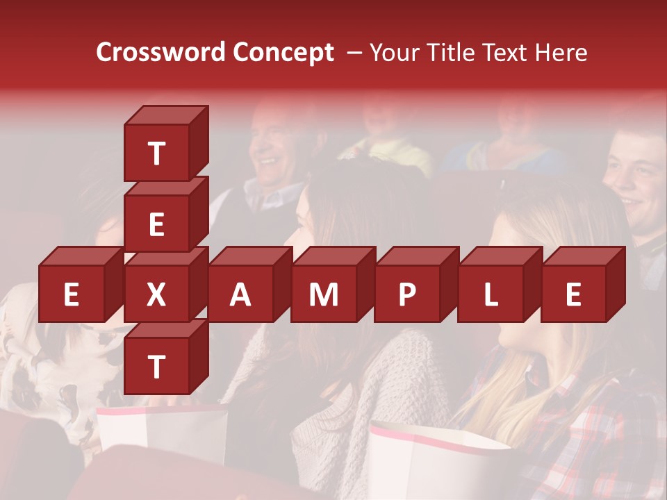 Indoor Couple Watching PowerPoint Template