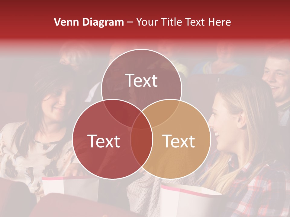 Indoor Couple Watching PowerPoint Template