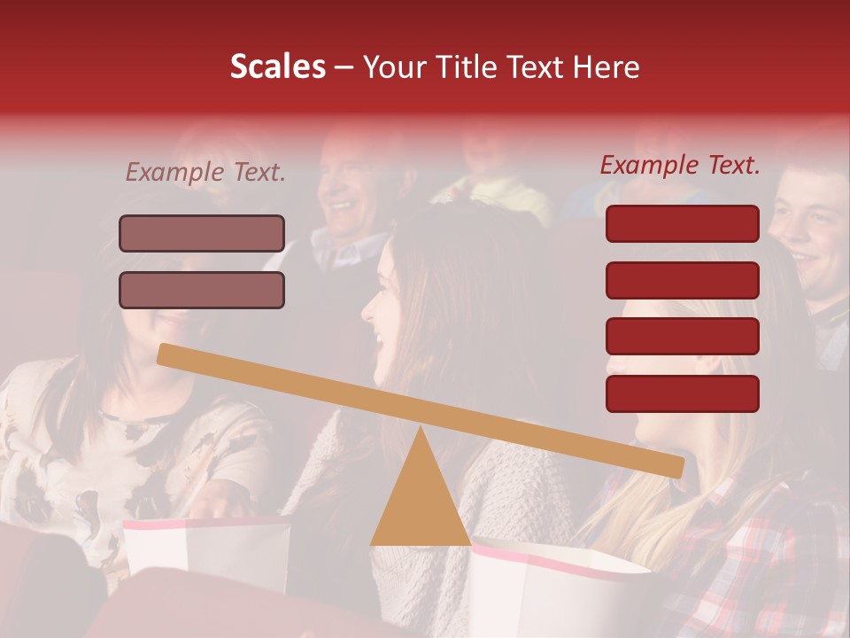 Indoor Couple Watching PowerPoint Template