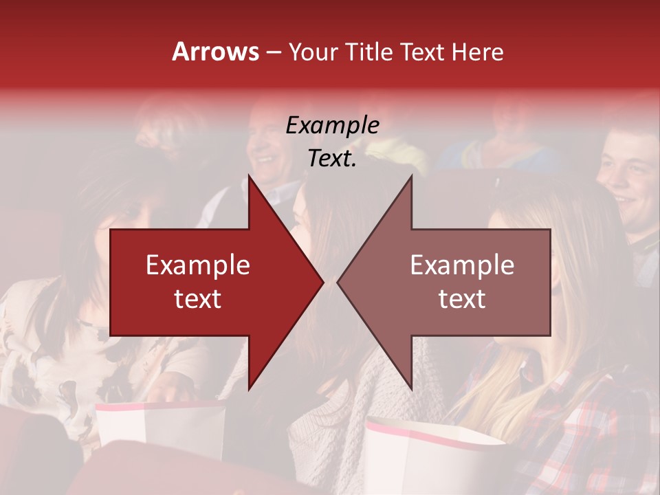 Indoor Couple Watching PowerPoint Template