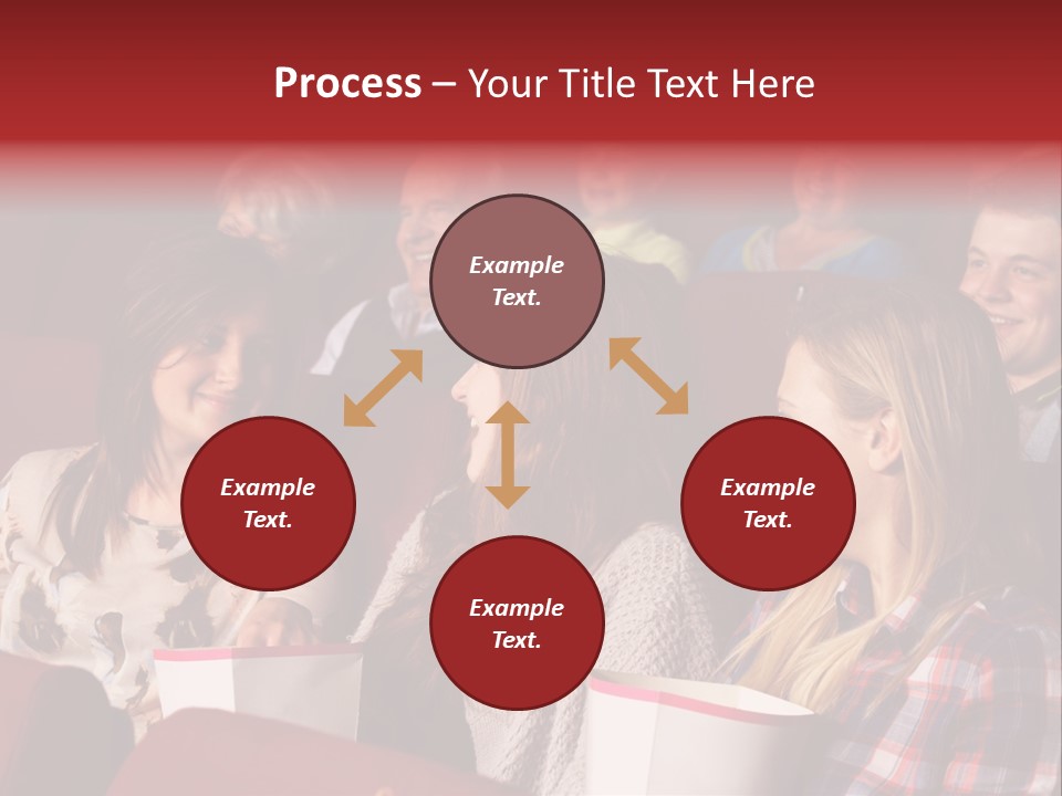 Indoor Couple Watching PowerPoint Template