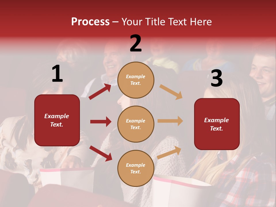 Indoor Couple Watching PowerPoint Template