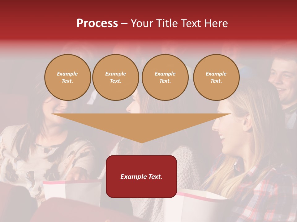 Indoor Couple Watching PowerPoint Template