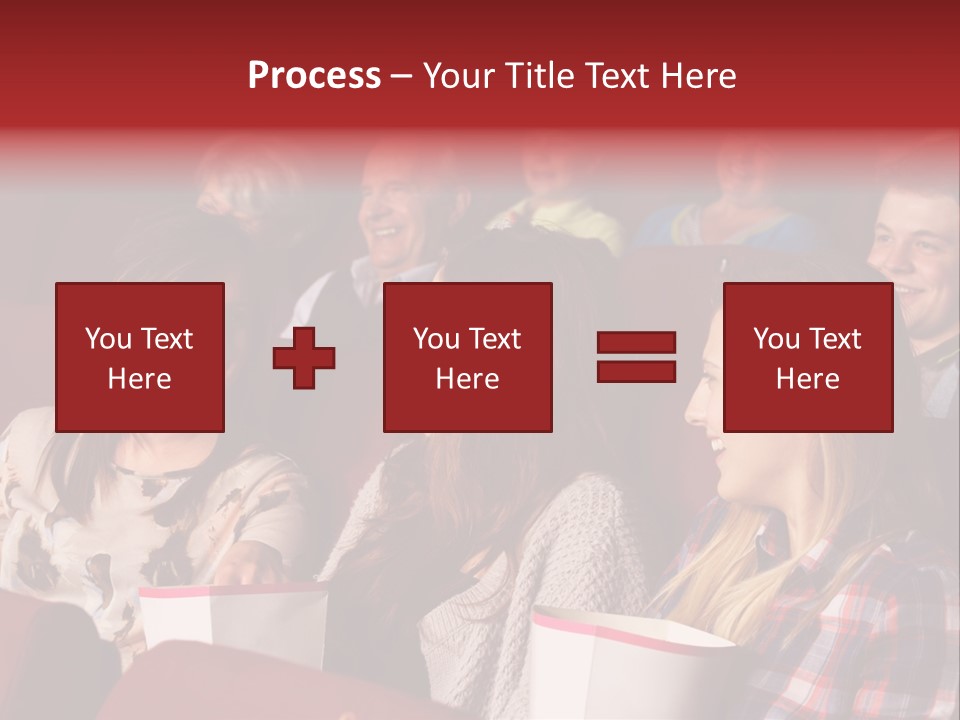 Indoor Couple Watching PowerPoint Template