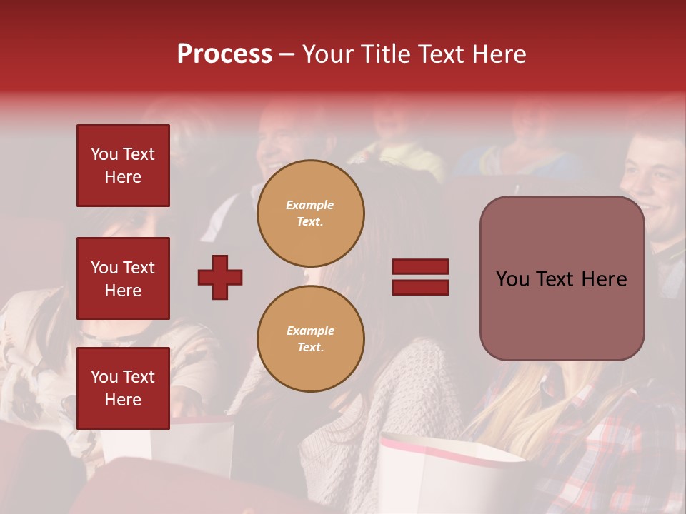 Indoor Couple Watching PowerPoint Template
