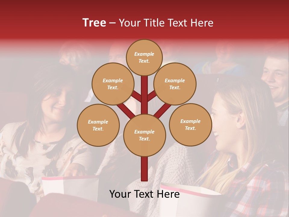 Indoor Couple Watching PowerPoint Template
