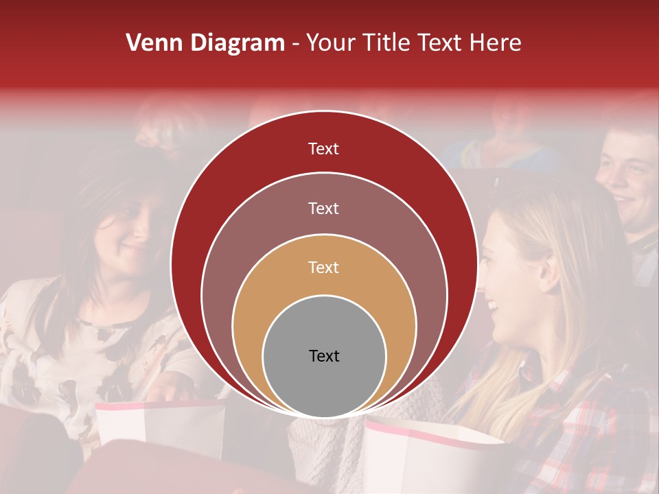 Indoor Couple Watching PowerPoint Template