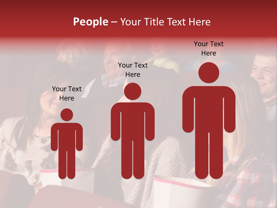 Indoor Couple Watching PowerPoint Template