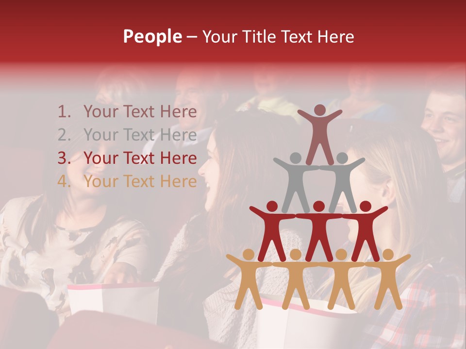 Indoor Couple Watching PowerPoint Template